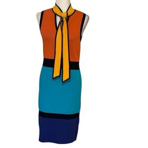 Color Block Knit Sleeveless Dress. New York & Company. Sz M. Great Condition!!